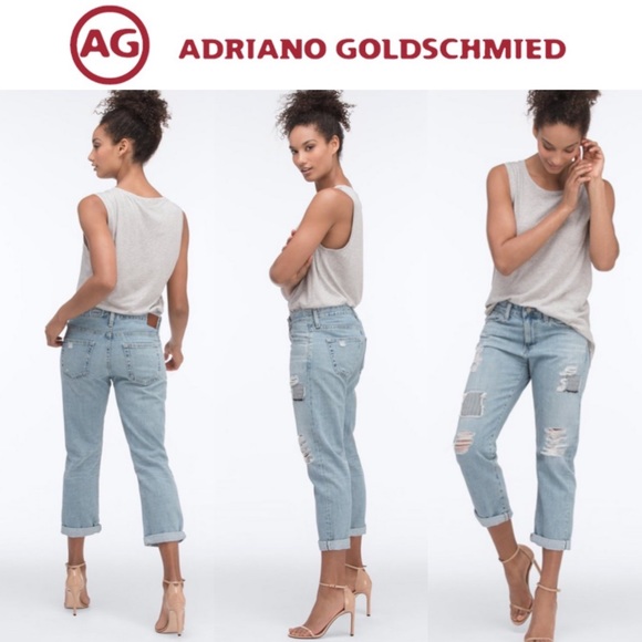 AG The Drew Straight Boyfriend Leg Jean - Picture 1 of 8